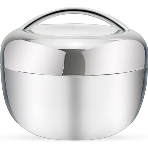 Sanqia 0.8l apple shape thermal insulation stainless steel lunch box Bento food container food storage tiffin box dinnerware set