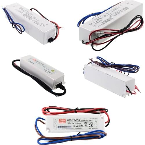 LPC-20/35/60/100/150 MEANWELL LED Driver acdc -350/500/700/1050/1400/1750/2100/2450 mA Constant current for LED related fixture