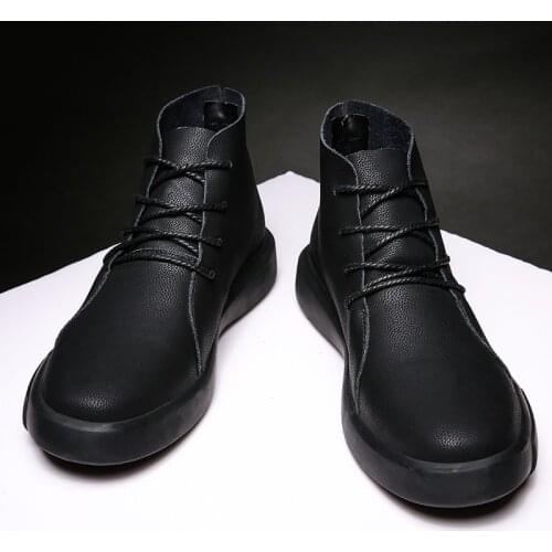 Man flat causal cuero casuales leisure sneakers Casual boots de mens men sale sport loafers sneaker leather sports male 2020