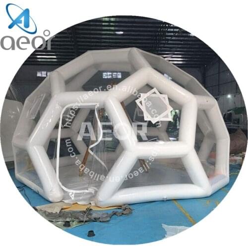 Aeor Panorama Lounge Stargaze Outdoor Transparent Inflatable Bubble Camping Tent Internet Star Travel Homestay for Golf Course