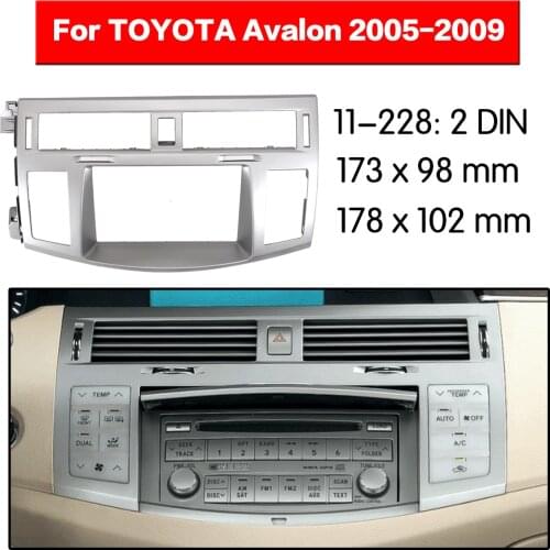 Car Radio frame Audio Fascia For TOYOTA Avalon 2005 - 2009 Car Stereo Radio Fascia Panel Installation Adapter DVD player Frame