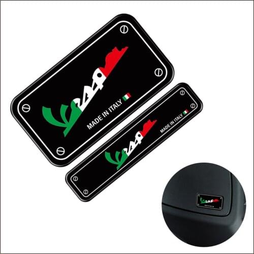 Rubber Piaggio Vespa Gts Sticker Scooter Motor Helmet Decoration Embleem Gts300 Sprint 125 Decal Set Mudguard Cover Accessories