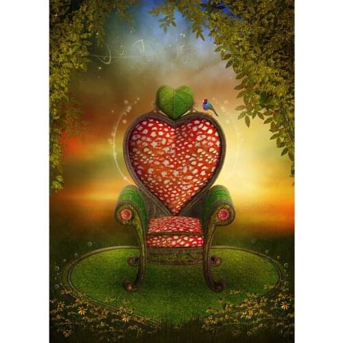 Fairy Tale Heart Photography Background For Photograph Accessories Party Child Baby Vinyl Cloth Photo Backdrops Photophone