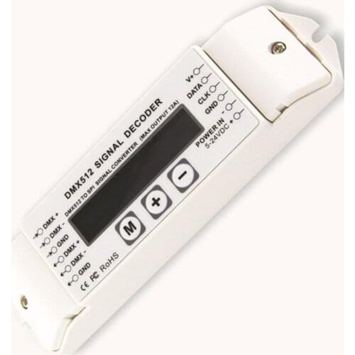 DMX512 led Signal Decoder control LPD6803/LPD8806/WS2811/WS2801/TLS3001/P9813 led Pixel Strip DMX Decoder controller