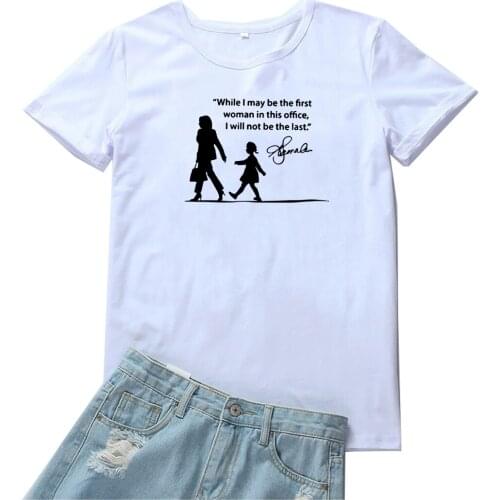 I Will Not Be The Last Women T-shirt Black White Print Graphic Tshirt Women Mom Daughter Camiseta Mujer Fashion T Shirt Women