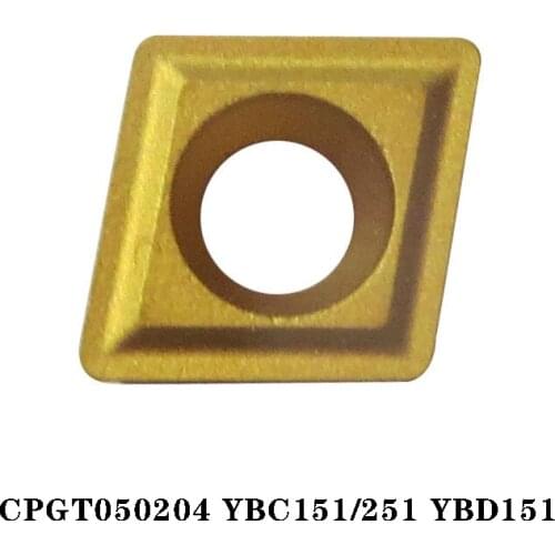 ZC Lathe Cutter Turning Tool Carbide Insert CPGT CPGT050204 CPGT09T304-SF High Quality 100% Original CNC 10PCS