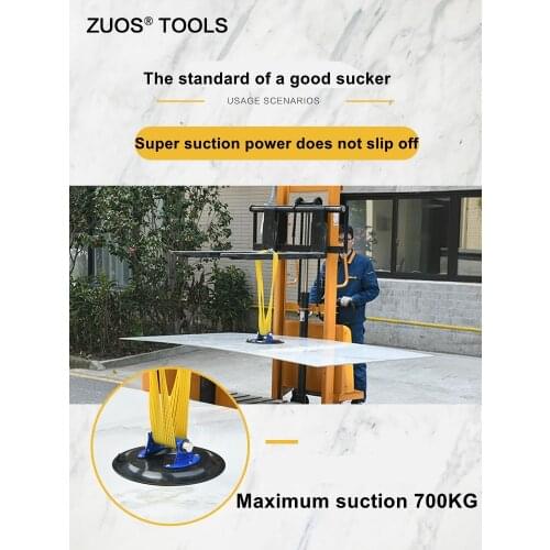 12 inch industrial grade glass rock slab ceramic tile suction vacuum pneumatic hydraulic pump heavy-duty fixed suction lifter
