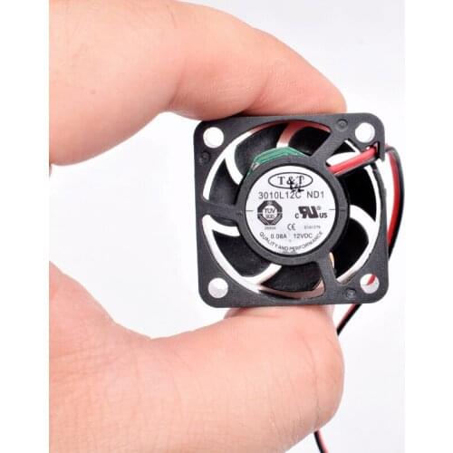 3010L12C ND1 3010 3CM 30mm fan 30x30x10mm 0.08A 12V quiet mini cooling fan
