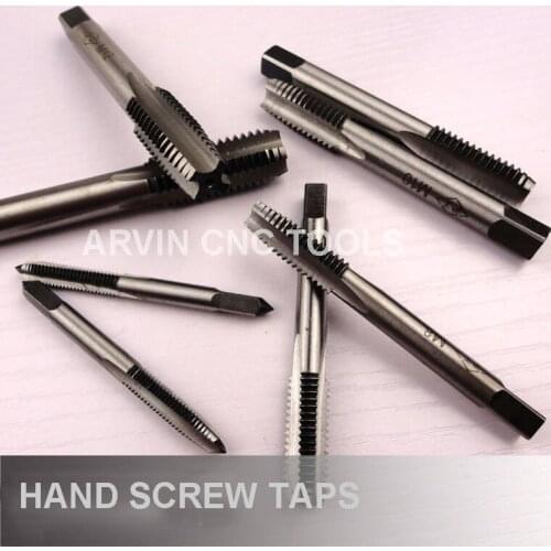 4 Pcs Hand Threading M3 to M4 Screw Thread Metric Plugs Taps