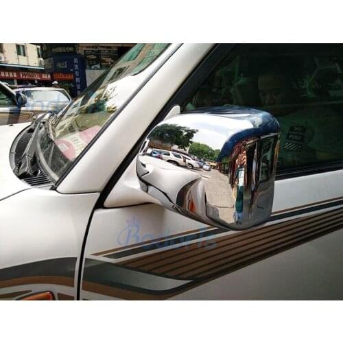 Accessories For Toyota Land Cruiser 100 LC100 Lexus LX470 1998-2007 Door Mirror Cover Rearview Overlay Panel Chrome Car Styling