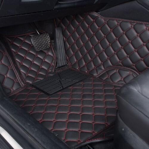 Car Floor Mat Leather for Audi SQ5 2013-2017 year Accessories for Car Interior 3d EVA Carpet Floor Mat