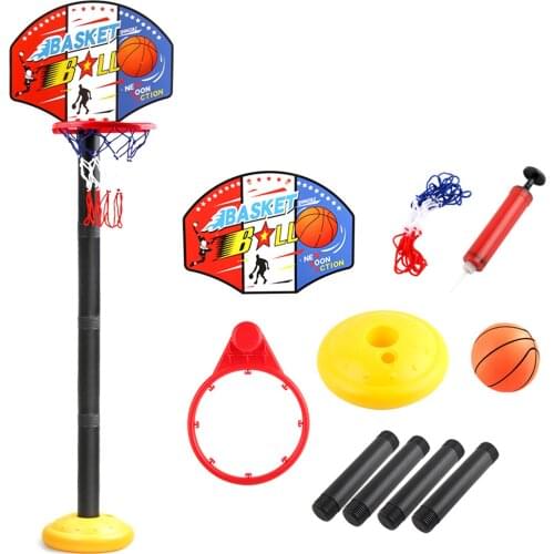 1.15M Basketball Hoop Lifting Stable Non-slip Basketball Frame Basketball Toys For Children Adults W50