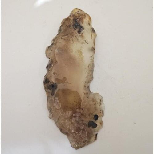 DHX SW Unique Natural Crystal Gem Stone Rough Agate Slice for Coaster