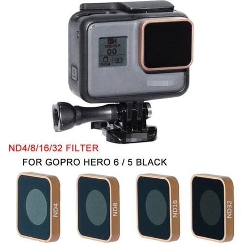 For Gopro Hero 5 6 Black Camera ND8 ND16 ND32 Lens Filter ND Lens Protector Filter Replacement Sports Cameras Accessories
