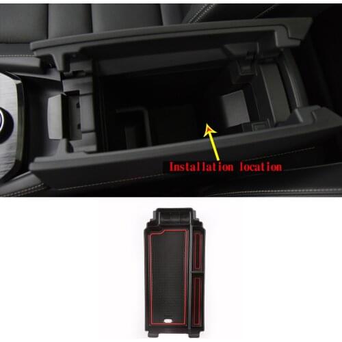 For 2022 Nissan New Qijun Automobile Interior Central Armrest Box Storage Box/Central Control Storage Box ABS Auto Parts