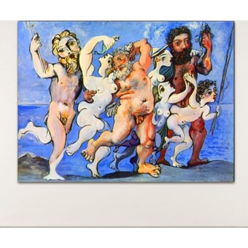 Canvas Printings Picasso Abstract Painting Home Decor Living Room Poster Wall Art Oil Painting Picture Unframed