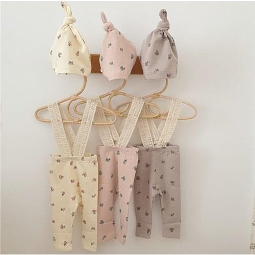 New Toddler Baby Girls Pants Baby Boys Girls Clothes Suit Infant Baby Girls Jumpsuit Overalls Korean Style Lace Printing