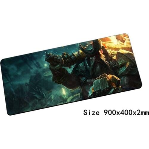 Gangplank mouse pad 900x400x2mm pad mouse lol notbook computer mousepad Saltwater Scourge gaming padmouse gamer mouse mats