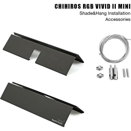 New Chihiros RGB VIVID II MINI Accessories Aquarium Hang on Kits LED Light Smart Bluetooth App Control Plant LED