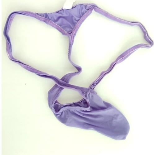 Male bag thong transparent ultra-thin nylon rack jj sets circleof elastic