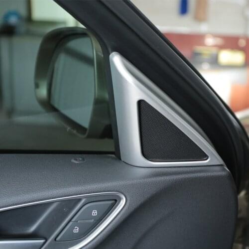 My Good Car Door Audio Speaker Decorative Strip Covers 3D stickers Car Speaker Vent Sequin Sticker for AUDI Q3
