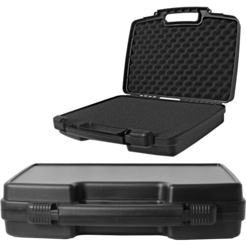 Plastic Safety Box Tool Case Hardware Toolbox Impact Resistant Box Instrument Tool Case with Pre-cut Foam 430x310x100mm