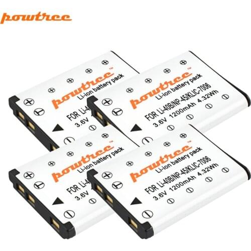 Powtree For FUJIFILM NP-45A NP-45 NP 45 Replacement Battery for FUJIFILM XP10 XP11 J38 Z70 Z35 J40 J20 Rechargeable batteries