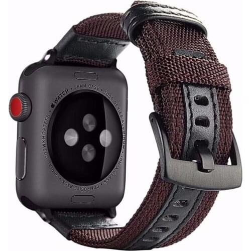 Sport Loop Band Strap For Apple Watch 4 5 iWatch 40mm 44mm Wrist Bracelet Belt Woven Nylon Watchband+Adjustable Hook Clasp