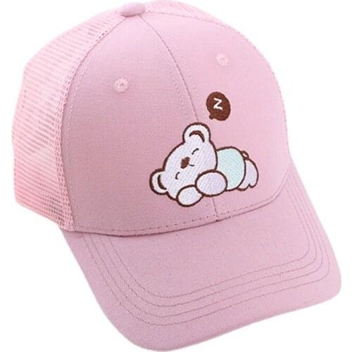 New Arrivals Kids Boys Girls Sunhats Child Peaked Visor Hat Cap Cute Cartoon Outdoor Breathable Sunprotection Summer Hat 2-8Y