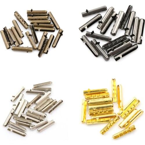 50PCS/lot Women Men Shoe Lace Tips Replacement Head for DIY Shoelaces for Shoestrings Bullet Aglets Round Accessories Wholesale