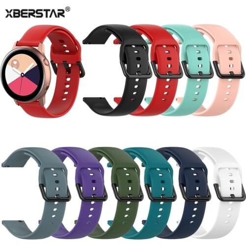 Silicone Watch Strap For Samsung Galaxy Watch Active R500（L+S）Smartwatch Replacement Watch Band Wrist Strap Bracelet