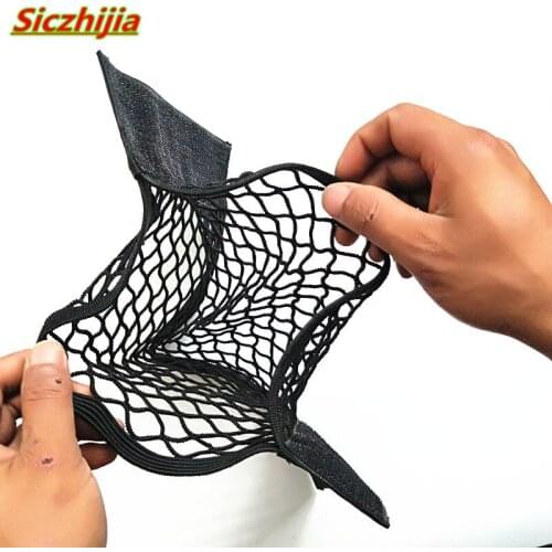 Car trunk storage bag seat elastic mesh net storage bag with screws for Chery Tiggo Fulwin A1 A3 QQ E3 E5 G5 V5/EMGRAND EC7