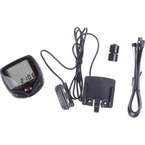 Bike Bicycle Cycling Odometer Speed Speedometer Waterproof Meter Mountain Bike 1 Set