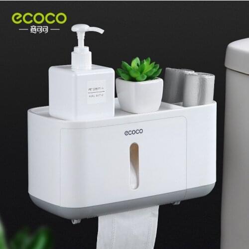 Toilet Paper Towel Rack Free Punching Wall-mounted Multifunctional Paper Roll Rack Bathroom Waterproof Paper Towel Storage Box