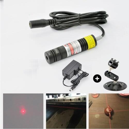 High Quality Focusable 650nm 10mw High Light Red Laser Cross Module for Wood Cutting Mechanical Positioning Clothes Cutting