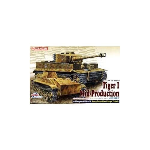 1/35 scale model Dragon 6866 Tiger Medium and Bogwald IV.A "Magic Track + Cactus Limited"
