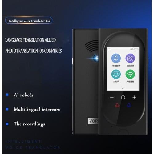 106 Languages Two-Way Translator Support T10 Portable Translator Voice Translator Offline Translation Photo Translation 2.8 inch