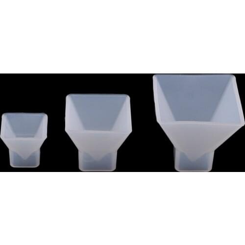 3 Sizes Pyramid Crystal Epoxy Silicone Mould DIY Resin Decorative Craft Molds