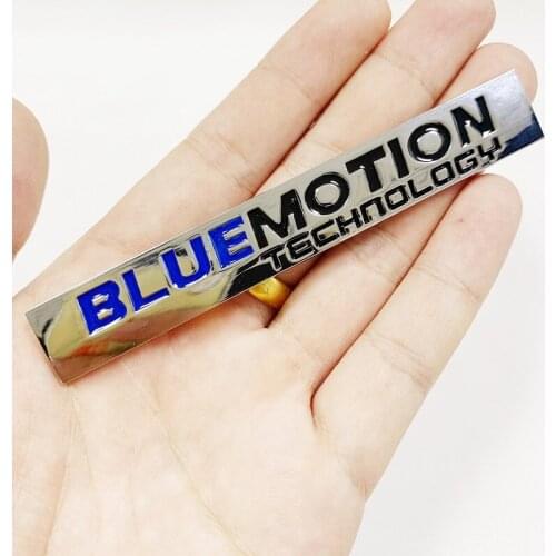 3D Metal Car Sticker Auto Badge Emblem Decal For Bluemotion Technology Golf Polo Passat Touareg Tiguan Car Styling