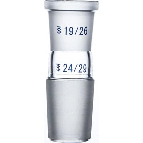 Glass Enlarging Adapter From 19/26 to 24/29,Lab Chemistry Glassware