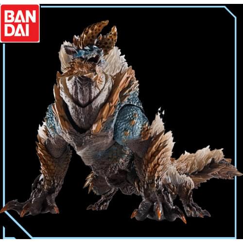 BANDAI SHM X MONSTER HUNTER MH Jinouga 11 Inch Movable Model Action Toy Figures Kids Toy Gift