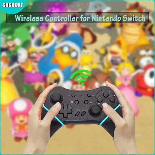 Wireless Controller Remote for Nintendo Switch Console Gamepad Joypad Joystick Wireless Double Shock 6-axis Turbo Bluetooth