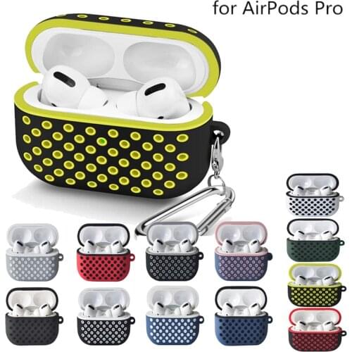 Cover for Airpods Pro 2 1 Case Silicone Air Pods Earphone Protector for Nike Airpod2 Acessories cover with keychain Airpods Case