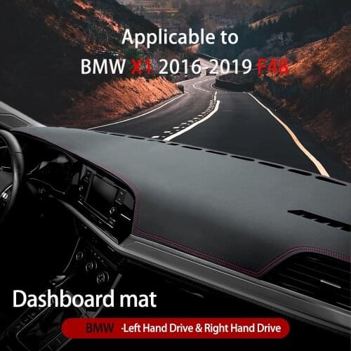 For BMW X1 F48 2016 2017 2018 2019 Anti-Slip Mat Dashboard Cover Pad Sunshade Dashmat Protect Carpet Anti-UV Car Accessories Rug
