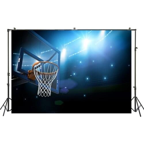 HUAYI Photography Backdrop Basketball Game Boys Photo Booth Background Birthday Stage Child Studio Customize Backdrops W-3451