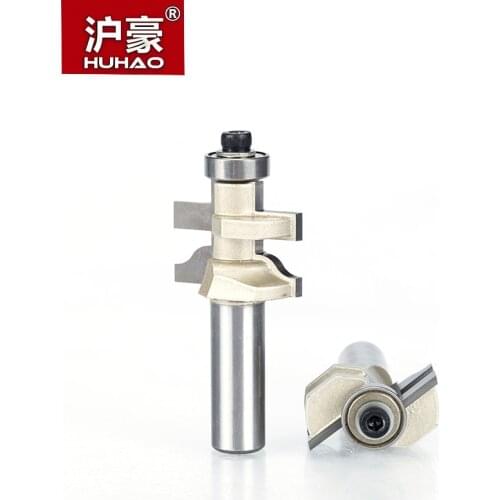 HUHAO 1 set 1/2" Shank Router Bits For Wood Woodworking Tool Mortise Stitching Doorframe Knife CNC Cutter Joint Knife for Wood