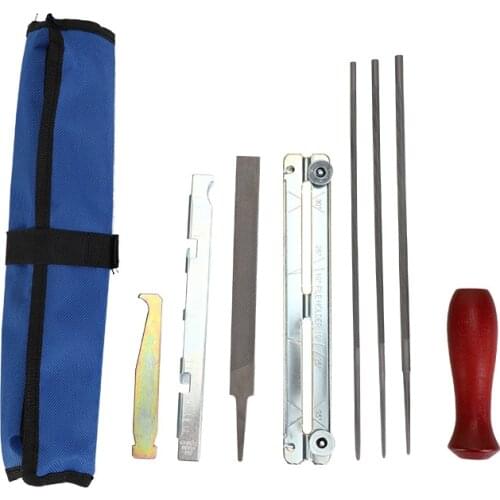 Chain saw trowel bag set electric chain saw hoe chain saw trowel Wooden handle Flat wart Depth Gauges Sickle Boring tool holder