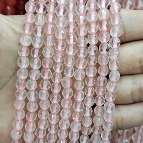 Natural Stone Powder Crystal Beads Irregular Faceted Polyhedral Loose Beads Handmade DIY Beaded Jewelry Accessories