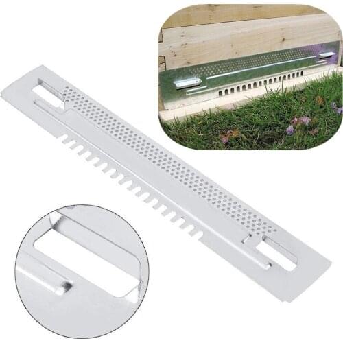 Beekeeping Sliding Travel Gates Zinc Plated Bee Hive Sliding Mouse Guards Travel Gates Beekeeping Equipment Breeding Tool #P2