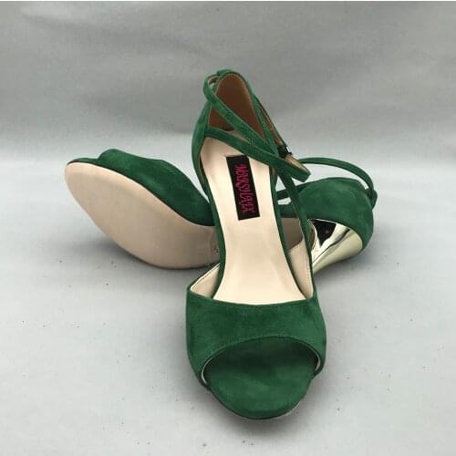 Sexy Flamenco Dance Shoes Argentina Tango Shoes pratice shoes MST6291DRSL Leather Hard Sole 7.5cm 9cm heel available